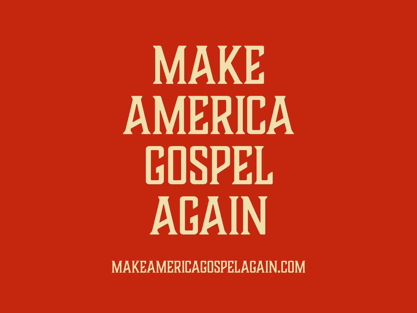 Make America Gospel Again Yard Sign